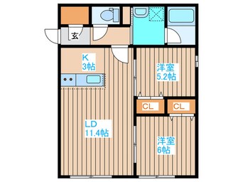 間取図 仮）南郷７丁目北MS