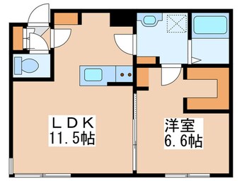 間取図 tarte月寒中央