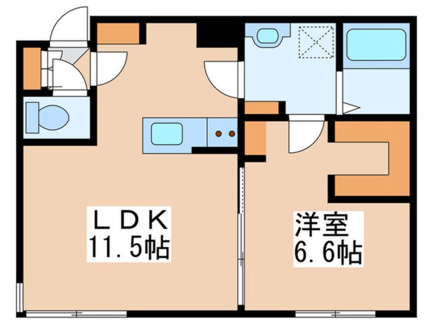 間取図 tarte月寒中央
