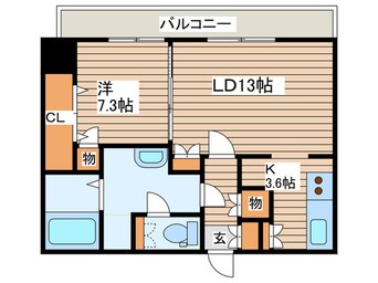 間取図 クラ－クマンションＮ１７