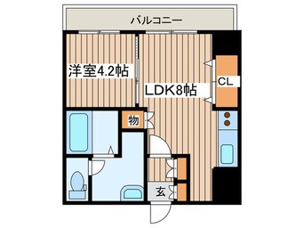 間取図 クラ－クマンションＮ１７