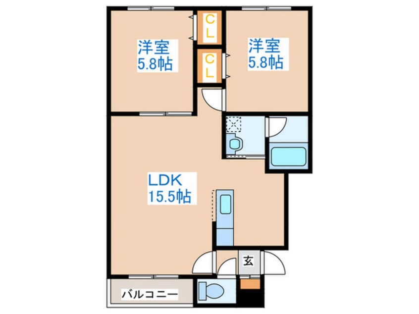 間取図 メゾンパルテール