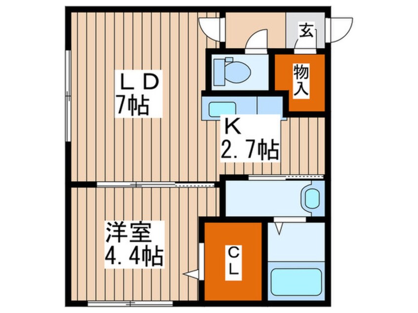 間取図 Luxe山鼻