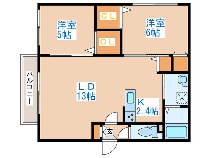 間取り図 Ｗｅｓｔ　ｖｉｌｌｅｔｔａ
