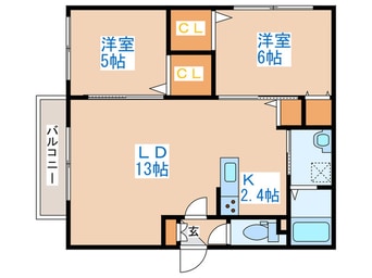 間取図 Ｗｅｓｔ　ｖｉｌｌｅｔｔａ