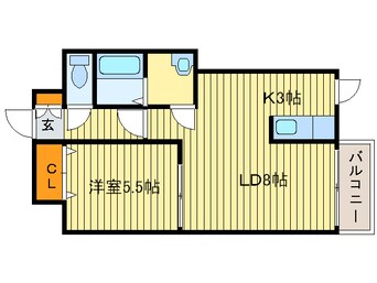 間取図 ＰＲＩＭＥ４・４