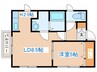 ＰＲＩＭＥ４・４ 1LDKの間取り