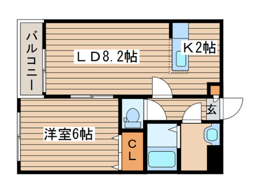 間取図 Precious court annex