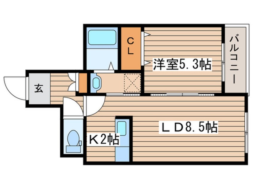 間取図 Precious court annex