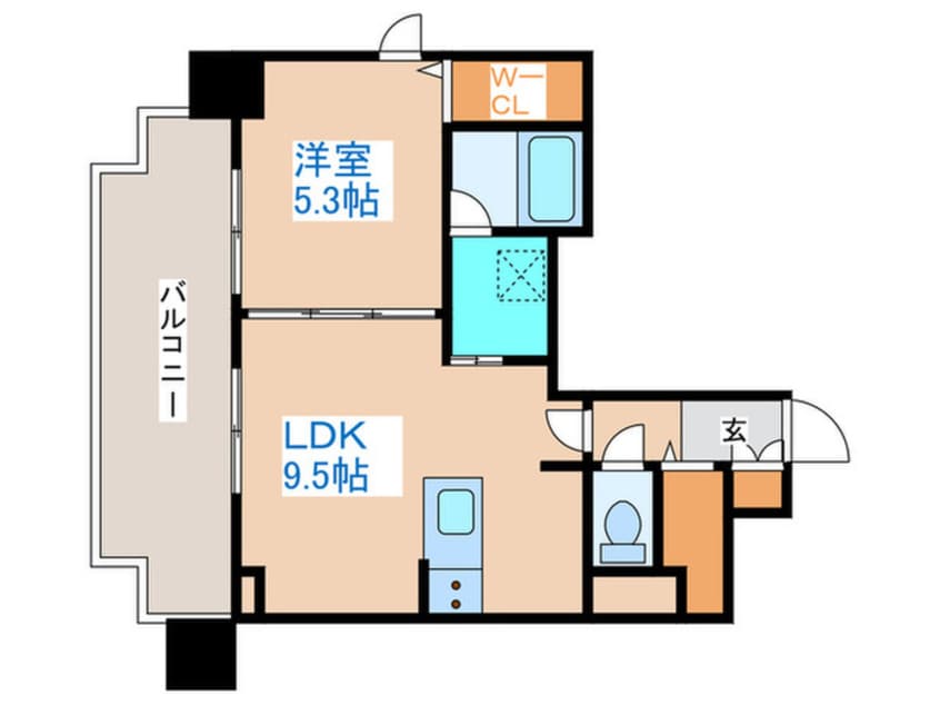 間取図 桂和レジデンス円山公園
