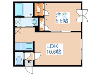 間取図 プラティ－ノＡＳＡＢＵ