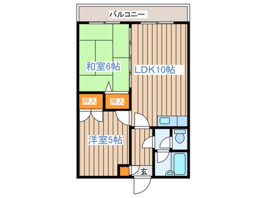 間取図 ロイヤルレインボ－平岸Ａ