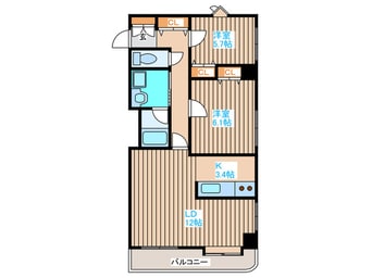 間取図 ニューノース弐番館