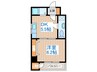 北旺館117 1DKの間取り