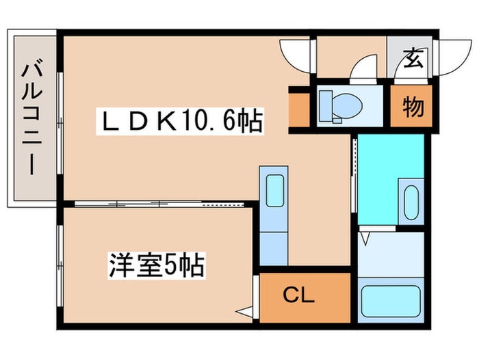 間取り図 Ｃｏｌｏｒｅ　Ｎ３２　ＥＡＳＴ