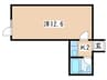 全国ビルニューオリンピア(810) 1Rの間取り