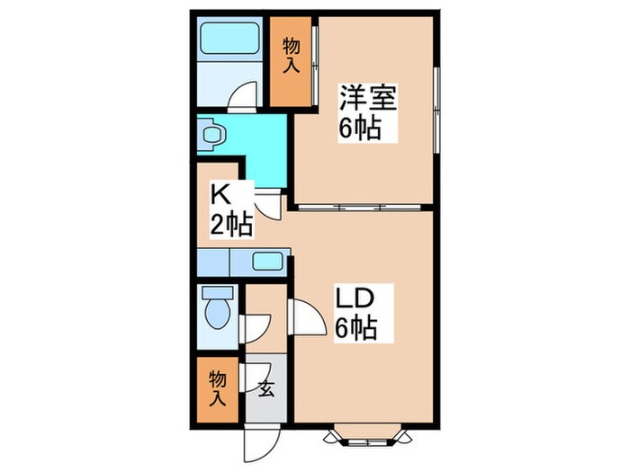 間取り図 プラド－ル平和