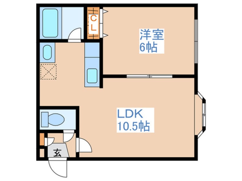 間取図 ロイヤルウェイブ