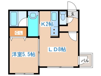 間取図 リュクス円山公園
