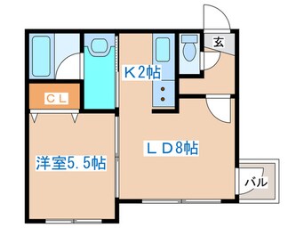 間取図 リュクス円山公園