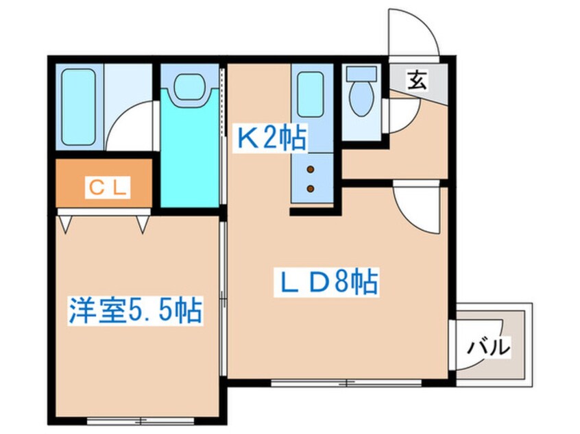 間取図 リュクス円山公園