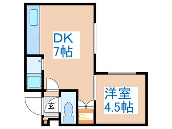 間取図 ローヤルハイツ本通南