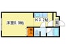 JUST山鼻 1Kの間取り
