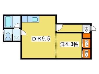 間取図 JUST山鼻