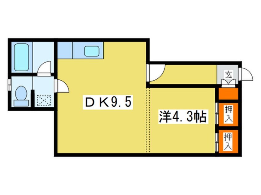 間取図 JUST山鼻