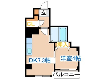 間取図 ニューブリーズ栄通