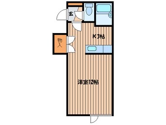 間取図 アルファアパル北11条Ⅱ