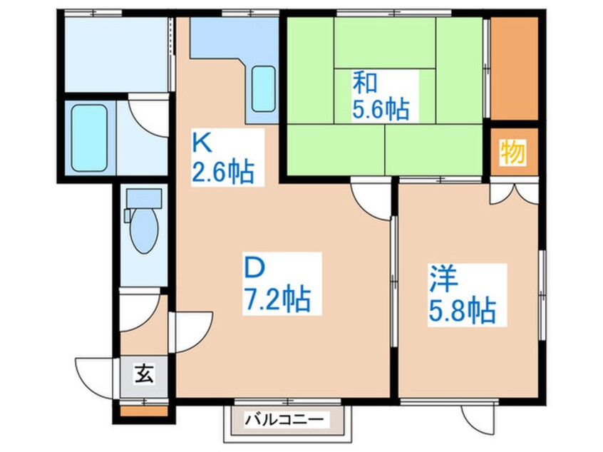 間取図 ファミール富丘