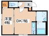 ラグナベルデ美園 1DKの間取り