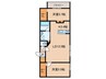 Lejon′s Garden 2LDKの間取り