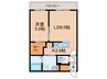 Lejon′s Garden 1LDKの間取り
