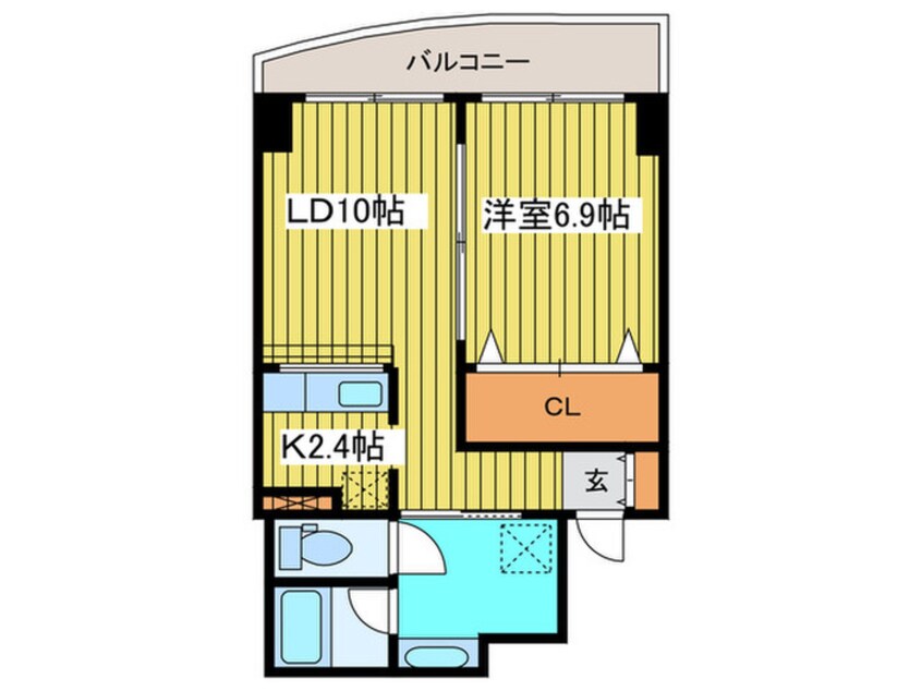 間取図 グランメ－ル緑道館