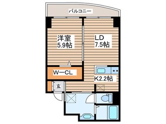 間取図 グランメ－ル緑道館
