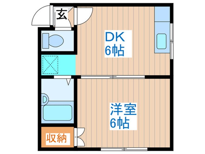 間取り図 フローラル南郷