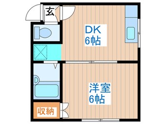 間取図 フローラル南郷