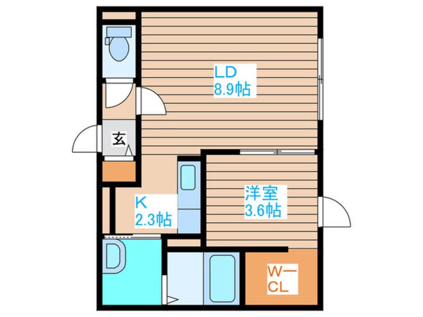 間取図 ブルーイング豊平