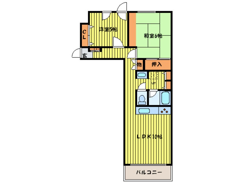 間取図 スト－クマンション山鼻公園