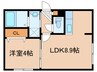 precious MISONO 1LDKの間取り