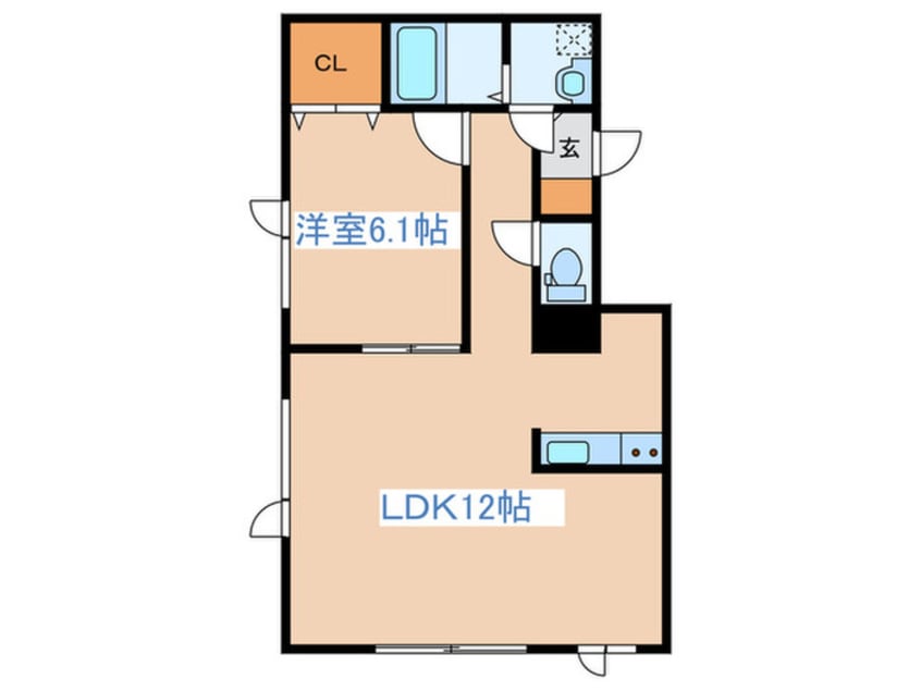 間取図 フォレストホワイトドーム前