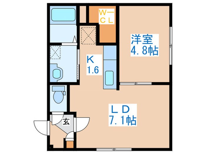 間取り図 オリエントコート二十四軒