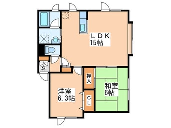 間取図 第一月ヶ丘マンション