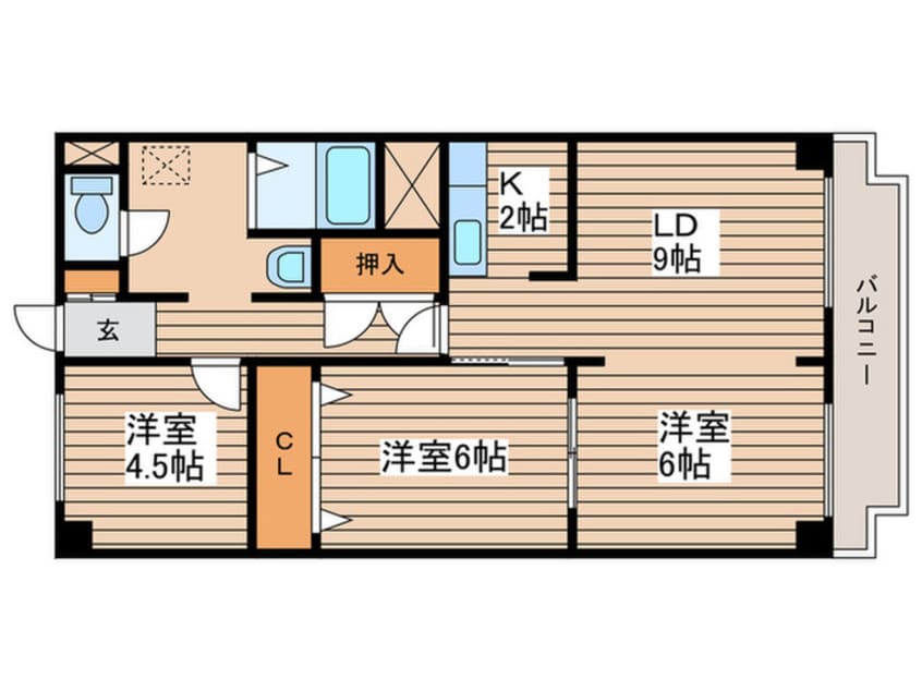 間取図 千松ハイツ