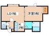 ノースフィールド 1LDKの間取り