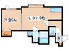 ノースフィールド 1LDKの間取り