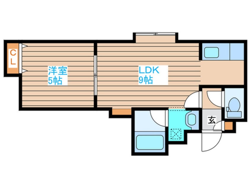 間取図 ＳＨＯＷ　ＣＯＵＲＴ栄通