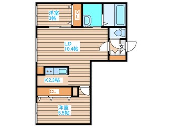 間取図 REN FAULT栄通